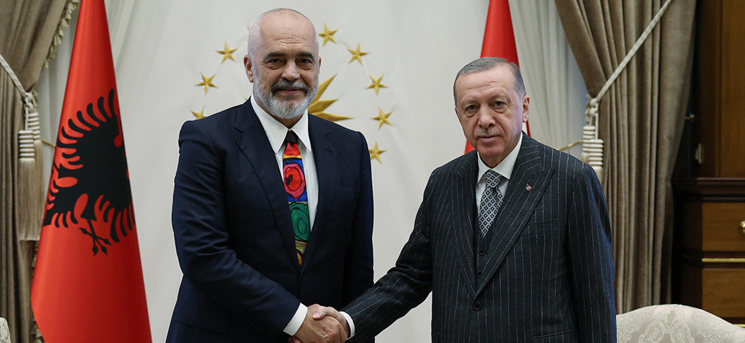 Cumhurbaşkanı Erdoğan, Arnavutluk Başbakanı Edi Rama'yı kabul etti